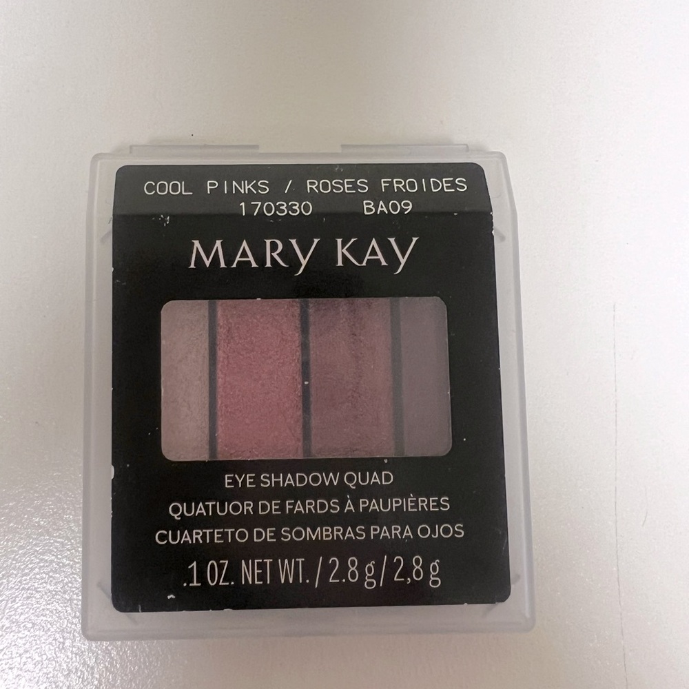 Mary Kay cool pinks eye shadow quad